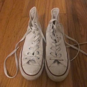 white high top converse